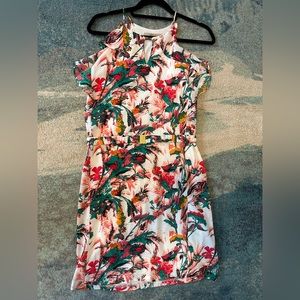 Bright sleeveless dress with belt from RW&CO